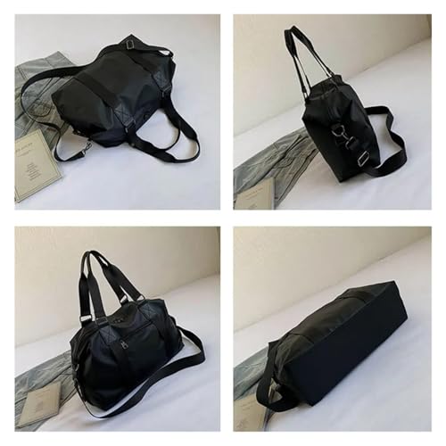 Sac de voyage en nylon imperméable PURYN noir grand format - 6