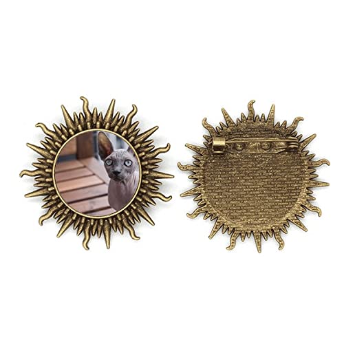 Broche chat grande oreille métal pour éviter les portraits plats en photo