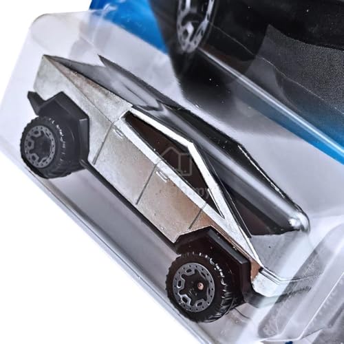 Image of HW Die-Cast 1:64 For Ages 3 And Up (Tesla Cybertruck | HW Rolling Metal), Grey