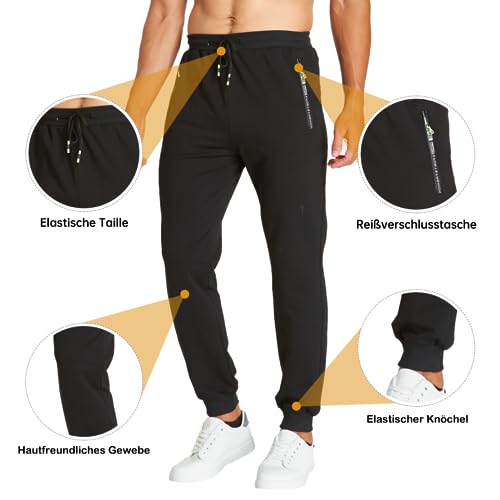 ZOXOZ Pantaloni Sportivi Uomo Cotone Pantaloni