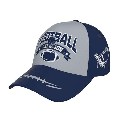 Football Hat Cap for Men Women City Snapback Cap Classic Hat with Team Color Design Fans Gift for Game Day & Casual Wear