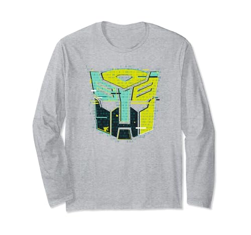 Image of Transformers Evergreen Autobot Binary Fill Logo Long Sleeve T-Shirt