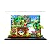 Acrylic Display Case for Lego 21331 Ideas Sonic The Hedgehog - Green Hill Zone,Protect & Decorate Model with Dustproof Storage (Background A)
