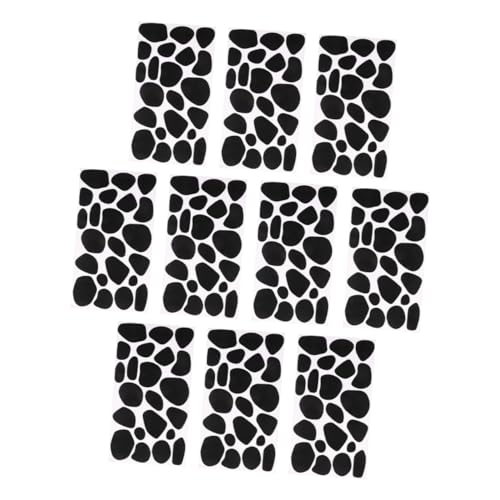 ARTIBETTER Self-Adhesive Felt Stickers 10 Sheets of Felt Circle Pads for DIY Crafting Decorative Decals Adhesive Fabric Circles for Sticker for DIY Projects