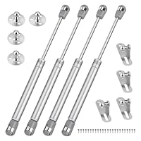 4 Stücke Gasdruckfeder 200 N/20 kg, Gasdruckdämpfer Klappenbeschlag Kompressionsfeder Gasfedern Möbel Schranktür Stoßdämpfer Küchenschrank