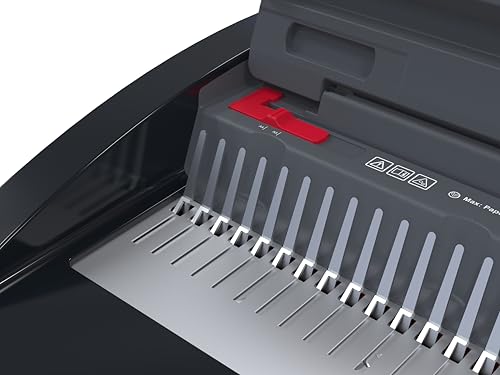 gbc binding machine cb25e combbind electric punch and bind machine punches 25 sheets binds 500 sheets wsm200027