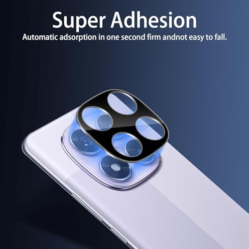 Image of Xmon Back Camera Lens Protector for Redmi Note 14 Pro 5G (1 Pack) Premium Camera Glass Protector Guard, Anti-Scratch, Ultra-Clear, Easy Installation