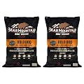 Bear Mountain BBQ All Natural Low Moisture Hardwood Smoky Bold Craft Blends BBQ Smoker Pellets for Outdoor Grilling and Smoking, 20 Pounds (2 Pack)