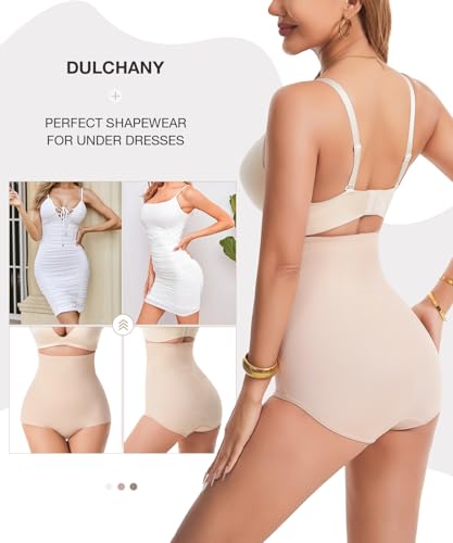 Image of Dulchany Tummy Control Shapewear Panties for Women Body Shaper Underwear Girdle Panty