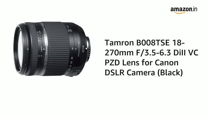★外観美品 DiⅡ VC 18-270mm 3.5-6.3 B003 Canon Tamron AF 18-270mm F/3.5-6.3 Di-II VC PZD Telephoto Zoom Lens with