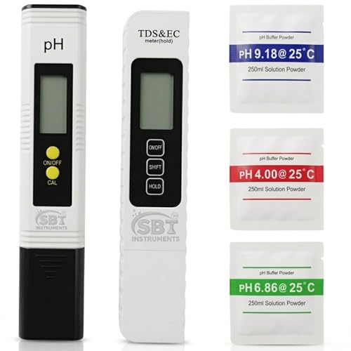 Image of Digital pH Meter with TDS & EC (3-in-1) | High Accuracy 0.00-14 pH Water Tester with LCD Display for RO, Aquarium, Hydroponics, Pool & Lab Use | Portable Pocket Pen Type Meter