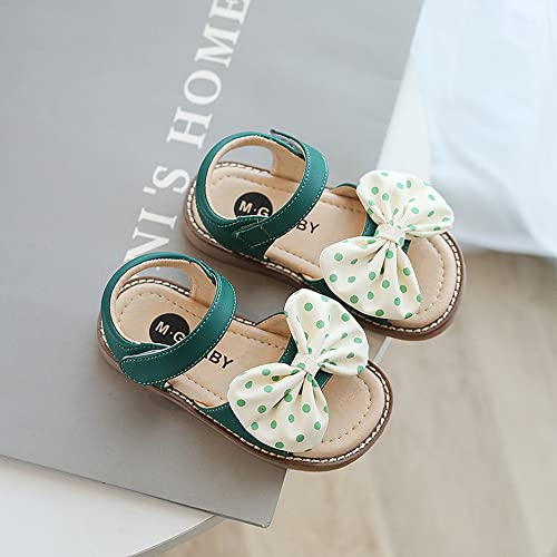 Toddler Girl Sandals Soft Open Toe Sandals for Kids Little Girl Cute Bow Flats Dress Sandals Summer Shoes2