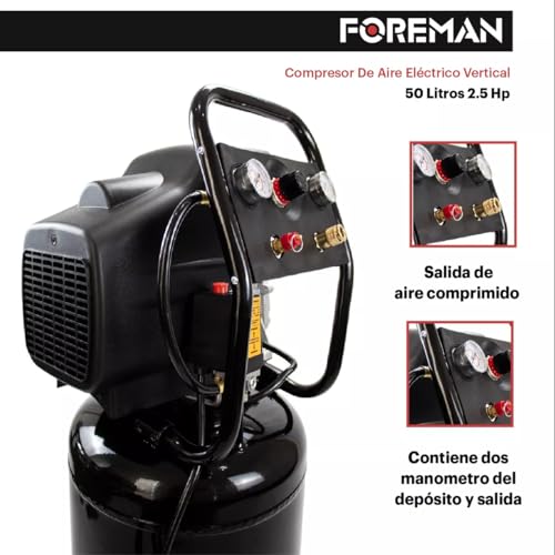 compresor de aire truper 80 litros precio marca Foreman (2)