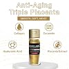 WHITE LABEL Placenta Rich Gold Essence 180ml | 3x Concentrated Placenta & Hydrating Japanese Toner | With Hyaluronic Acid, Collagen & Ceramide for Aging & Dull Skin