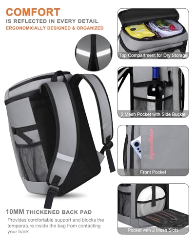 Mochila térmica impermeable Capolo para comida y camping 5
