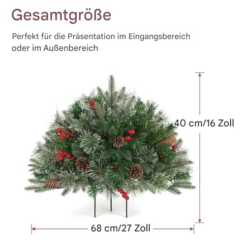 Sapin de Noël avec trépied stable pour une décoration festive durable