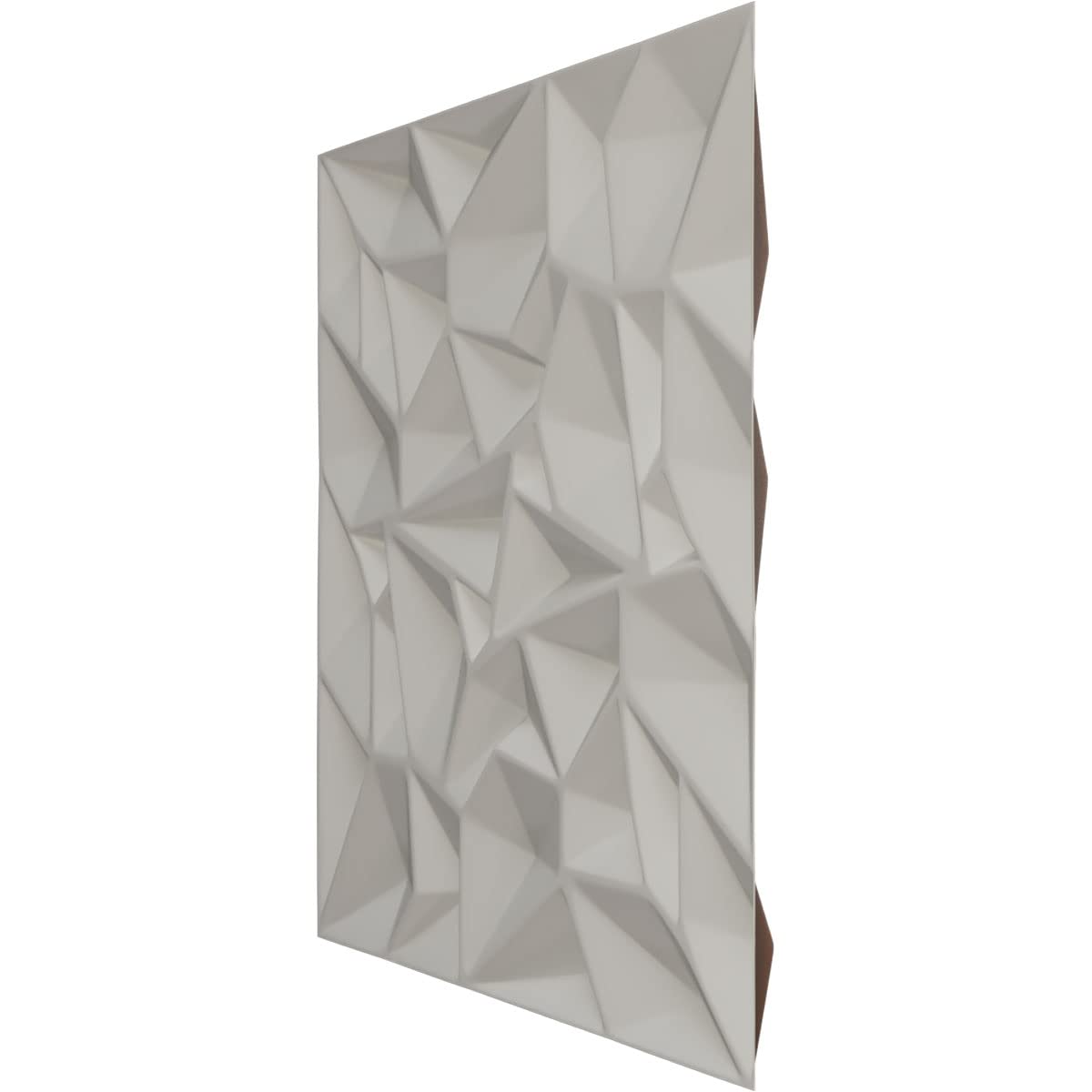 Ekena Millwork 19 5/8 "W x 19 5/8 "H Leto EnduraWall Dekoracyjny panel ścienny 3D, postarzana metaliczna rdza (obejmuje 2,67 m2
