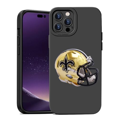 Coque iPhone 15 Pro anti-choc fine motif foot Nouvelle-Orléans