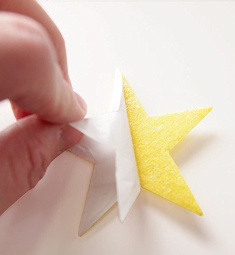 Image of Playfully Ever After 1.5 and 3 inch Combo Size Felt Star Stickers 46pc (Misc Color Pack)