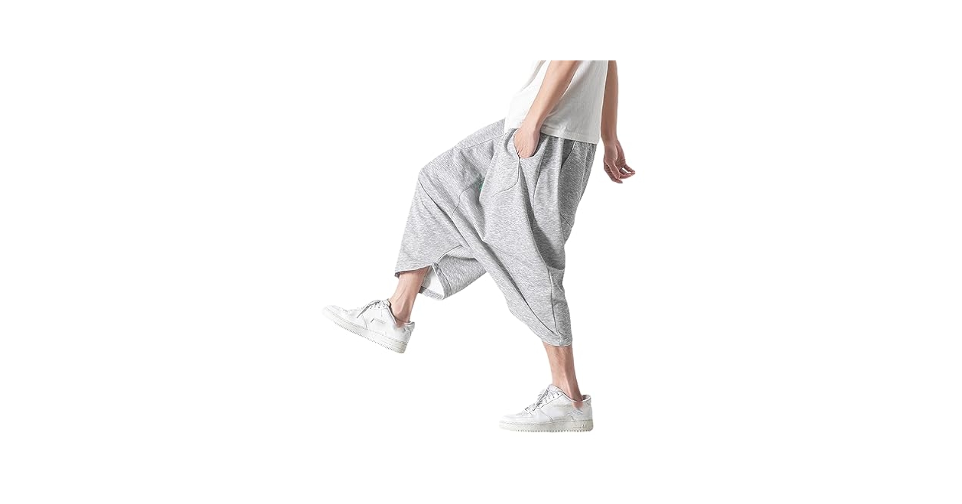 Amazon.com: Xingfenly Men' Japanese Loose Casual Cropped