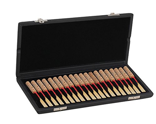 365invent Oboe Reed Case for 20pcs Reeds PU Leather Cover(Black)