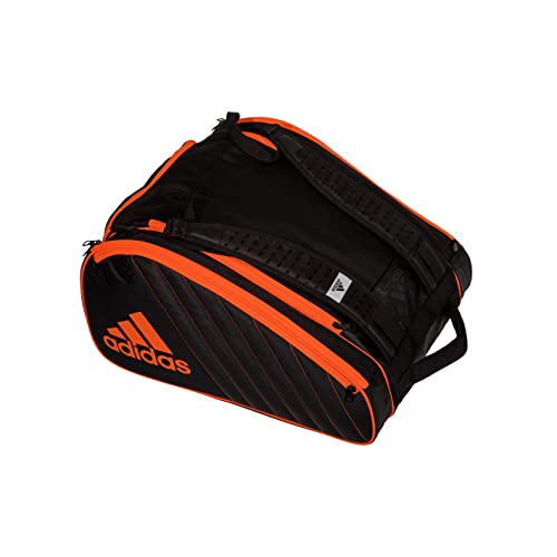 Raqueteira Adidas Tour Para Padel e Beach Preta e Laranja