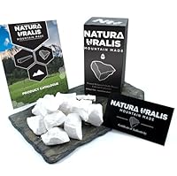 Natura Uralis Premium Belgorod Kreidestücke | Weiße Kreidestücke – Erstaunlicher Crunch, Erdig, Samtig und Fest, ASMR-Aufsehen, Natürliches Calciumcarbonat (Klein-Pack (200g))