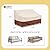 COSFLY Outdoor Furniture Covers Waterproof for Sofa, Patio 3-Seater Sofa Covers for Outside Heavy Duty Fits up to 80W x 33D x 32H inches Brown