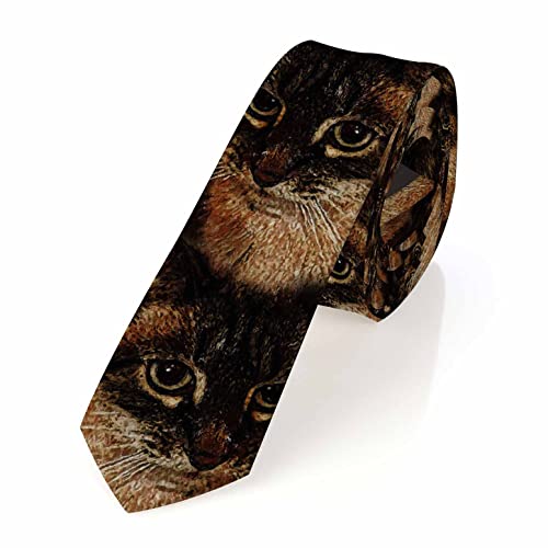 Corbata Gatos Oscuros Mens Tie Modernas Corbatas De Hombre Sólido Corbata De Caballero Para Fiestas Oficina Negocio