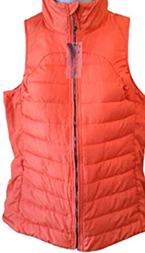 Tangerine Womens Size Medium Full Zip Vest, Papaya