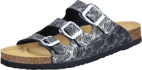 Unisex Mule Loafer, Black, 11 US Women