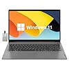 Lenovo Ideapad 3i – Laptop táctil FHD de 15.6 pulgadas, Intel i3-1115G4, 16 GB de RAM, SSD PCIe de 1 TB, gráficos Intel UHD, teclado numérico, cámara HD 720P, WiFi 6, Win 11 Home, gris, tarjeta USB de