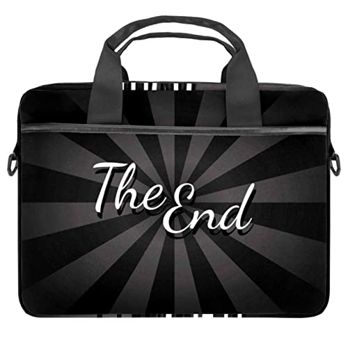 Sac ordinateur 13 pouces imperméable et léger motif oiseau sur fond noir