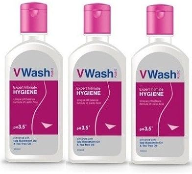VWash Plus Expert Intimate Hygiene - 100ml pack of 3
