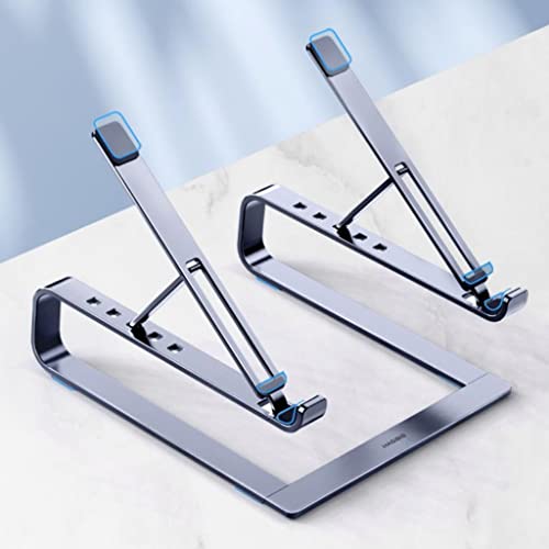 Support ordinateur portable suréleve pliable radiateur noir suspendu