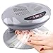 Kalolary Secador de Uñas, 400W Nail Dryer Secador con Aire Frío y Caliente Ventilador de Secado de Manicura para Manos y Pies Esmalte de Uñas Sensor Automático Uso en El Hogar y El Salón (Gris)