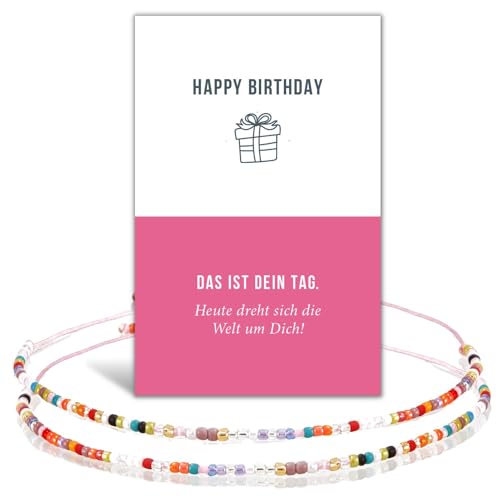 happymaker - Geburtstagsgeschenk für Frauen und Mädchen, handgefertigte...