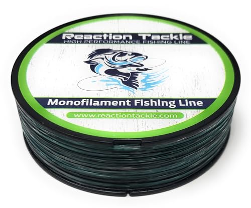 Reaction Tackle Monofilament Fishing Line - Premium Nylon Mo...
