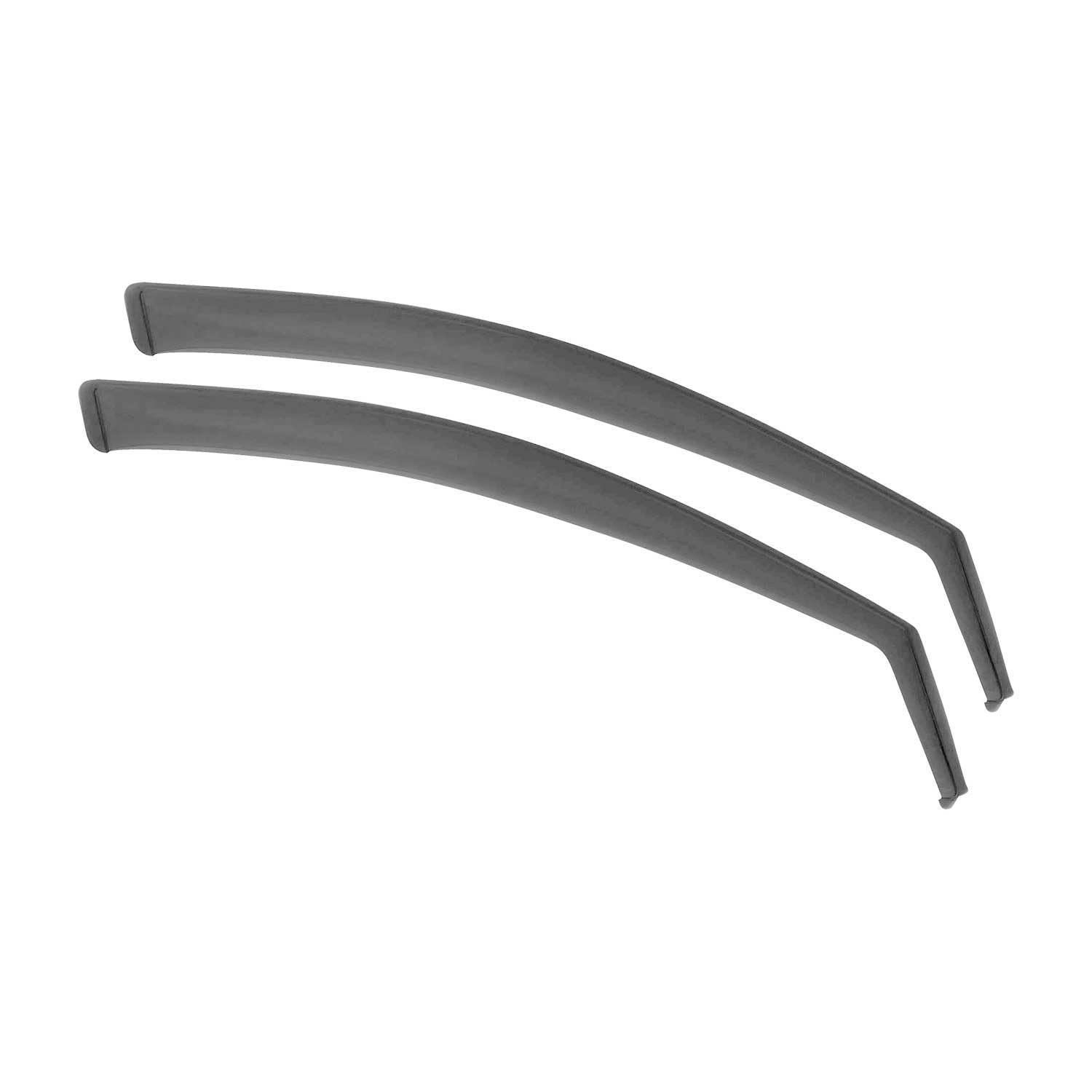 OMAC Deflectores Aire Regenabweiser Compatible con Audi A6 C6 4F Wagon 2004-2011 Dunkel Acrílico 2tlg