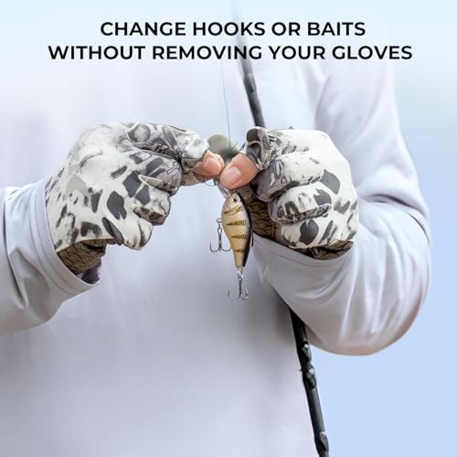 KastKing Sol Armis Pro UPF50+ Fishing Gloves-Quick-Dry, Full Finger & 3/4 Fingerless Sun Protection Gloves Men Women for Outdoor by KastKing - Image 3