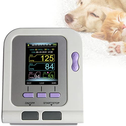 Digital Veterinario Medidor Tension Arterial,Esfigmomanómetro Tunel,Tensiómetros De Brazo,Para Gatos,Perros,Animalesmonitor De Presión Arterial