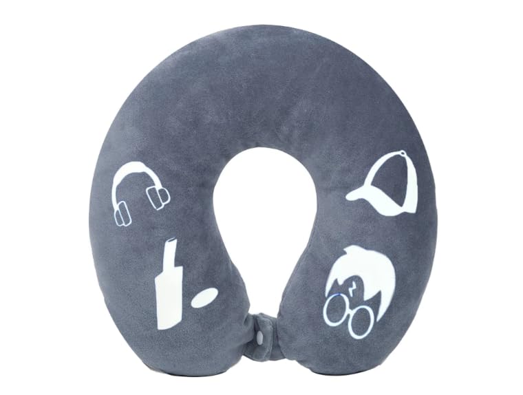 Image of Velvet Soft Special Cool Design Edition U Shape Neck Pillow for Men & Boy