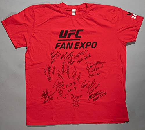 UFC Hall of Famers Signed Shirt Kazushi Sakuraba BJ Penn Forrest Griffin Frye +7 - Autographed UFC Miscellaneous Products