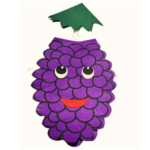 Image of Kaku Fancy Dresses Fruit and Vegetable Costume Paper Cutout with Cap For Kids | Healthy Food Costume For Boys & Girls (Tracksuit Not Included)