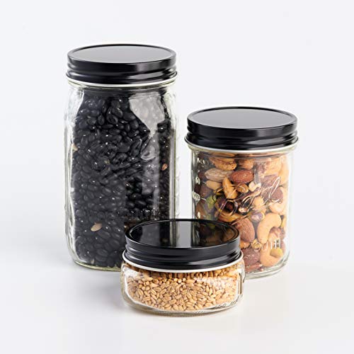 Allspice MJW-12BK Rust-Proof Wide Mouth Aluminum Metal Mason Jar Lids Leak-Proof 12-Pack  thumb #5