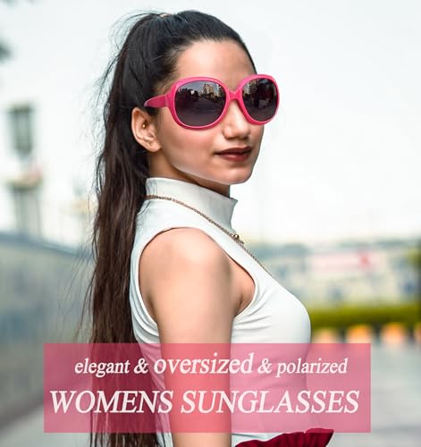 Oversized Polarized Sunglasses for Women