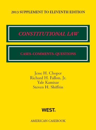 Amazon.com: Constitutional Law: Cases, Comments, and Questions ...