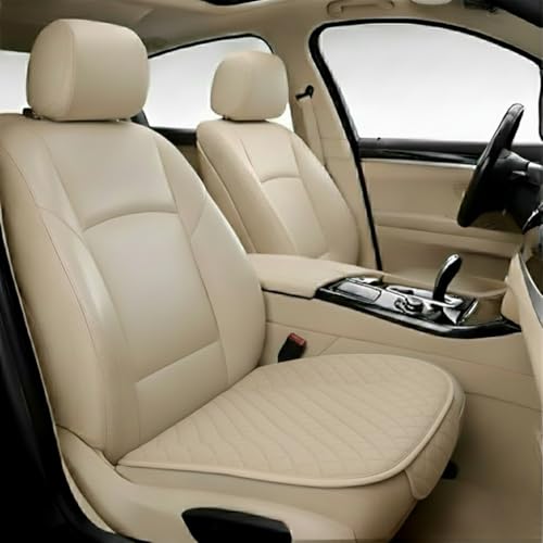 Image of AURAFRESH Car Seat Protector Cushions Cover, Airbag friendaly. (BAIGE, 1PC Driver SEAT)