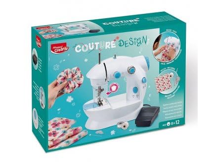 Cavernedesjouets Machine à Coudre Enfant, 2 Vitesses avec Pédale