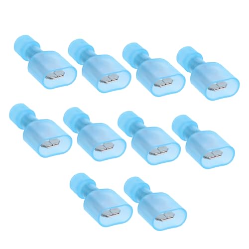 CONGARTENO 150pcs Awg Male Nylon Spade Disconnect Crimp Wire Connectors Insulated Terminals for Automotive Home Industrial Use Secure Electrical Wiring